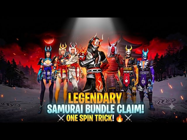 I Got Legendary Samurai Bundle In 1 Spin! 🤑 | Samurai Ring All Bundle Claim 🤯