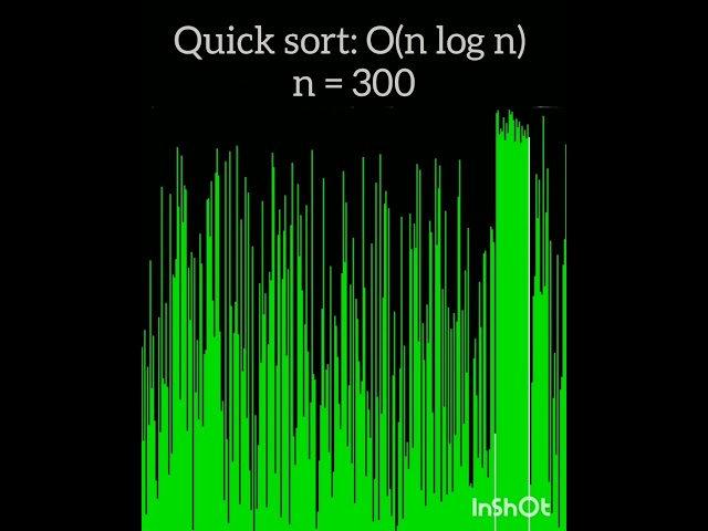 Quick sort sorting simulation using python and pygame. #shorts #sorting #pygame #python #simulation