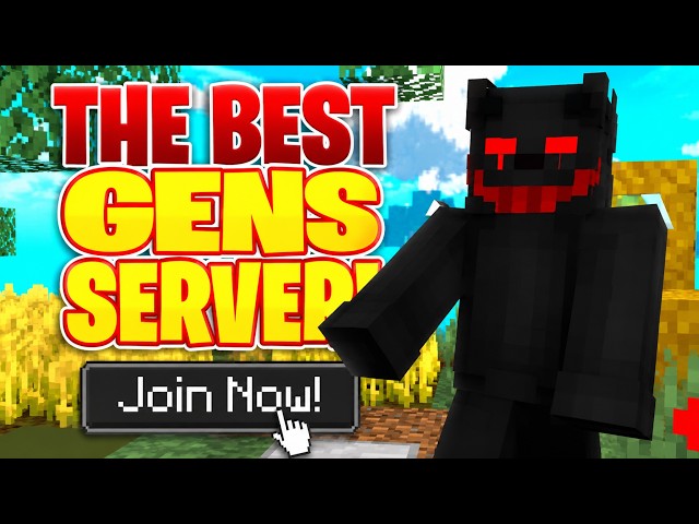 THE MOST *INSANE* MINECRAFT GENS SERVER OF 2026!