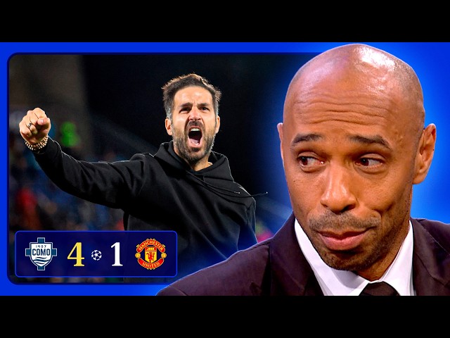 Thierry Henry REACTS To Como's 4-1 Win Over Man Utd! 👏 | UCL Today