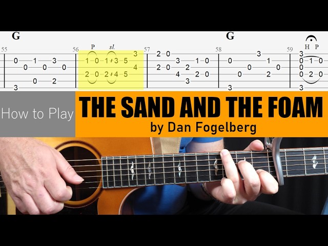 THE SAND AND THE FOAM by Dan Fogelberg | Guitar Tutorial