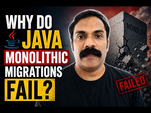 Why do Java monolith migrations fail ? [How to get it right]
