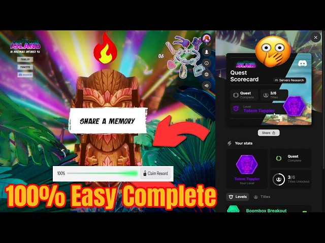 How To Complete Forgotten Island Discord Quest Easy