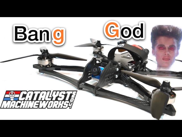 BangGod Catalyst Machineworks Freestyle Frame - 6" Freestyle best- Runcam Phoenix,T motor Stack