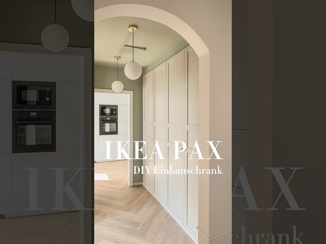 How to easily build a DIY fitted wardrobe with Ikea Pax