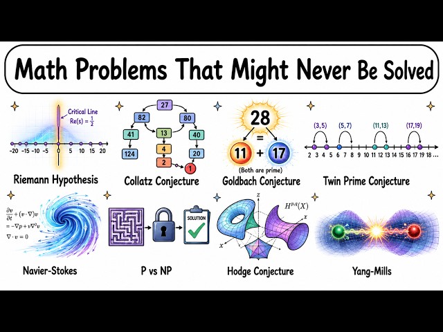 Every Unsolved Math Problem That Might Never Be Solved