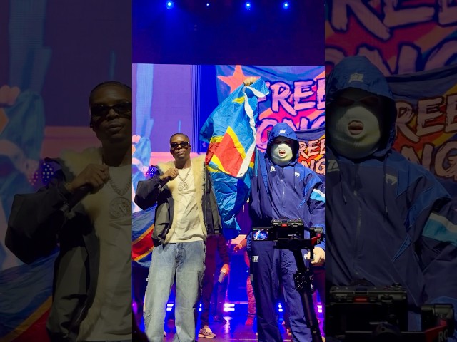 "Free Congo": a message of peace at Gradur's Bercy concert 🕊️ #gradur #freecongo