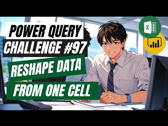 Rebuild a Table from a Text String - Power Query Challenge 97