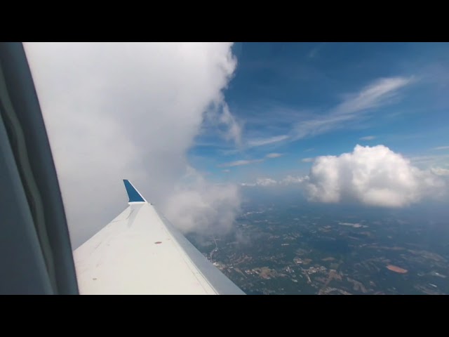 Flying Through Clouds over Georgia