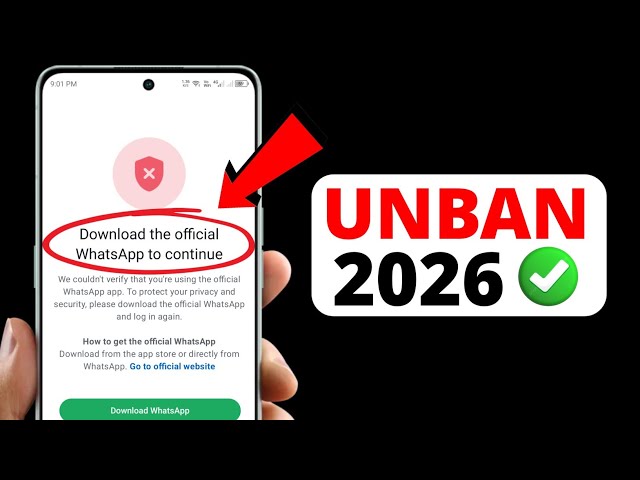Download the official Whatsapp to Continue Problem New 2026 | How to Fix Whatsapp Login Problem 2026