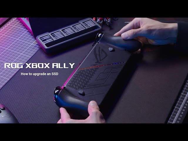 ROG Xbox Ally Tutorial Video - How to upgrade an SSD