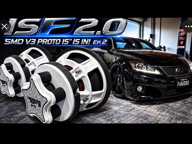 This SMDv3 Proto 15" Sub Has INSANE Excursion! So I put it in! Lexus ISF Sound System Rebuild | ep.2