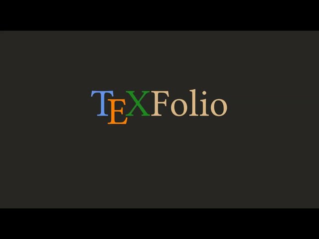 TeXFolio | Online and Offline LaTeX Compiler | TeX Editor | Authoring Tool | Free Software