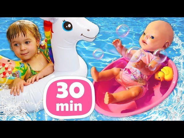 🏖️ ¡De vacaciones con la pequeña Bianca y sus juguetes! Videos de bebés para niños