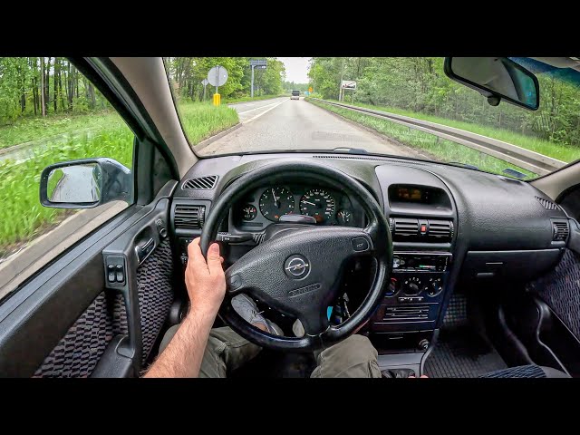 2001 Opel Astra G [1.6 16V 101HP] |0-100| POV Test Drive #1694 Joe Black