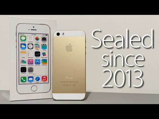 Desempaquetando un iPhone 5s ¡12 años después!
