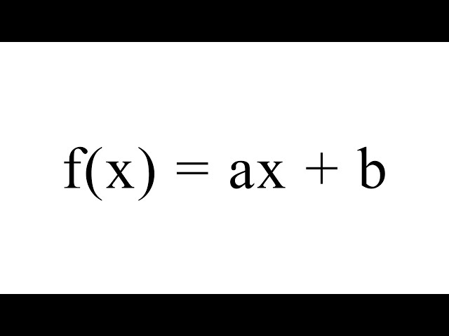 Lineære funksjoner | Matematikk 1T |