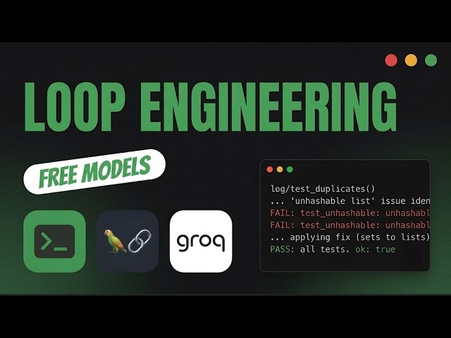 Loop Engineering With Free Open-Source Models