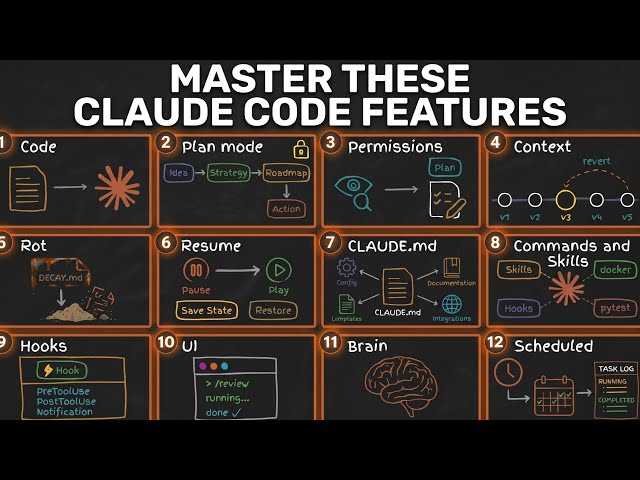 Master 80% of Claude Code. Just Learn These 15 Things.