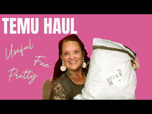 Temu haul with lots of stuff