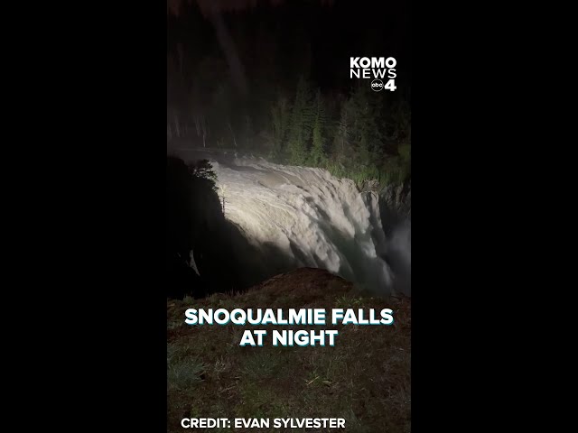 The Roar of Snoqualmie Falls at night!