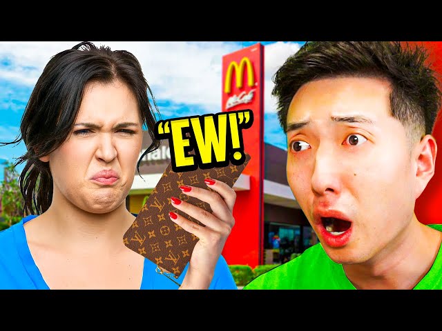 RICH GIRL Won't Eat FAST FOOD.. *SHOCKING*