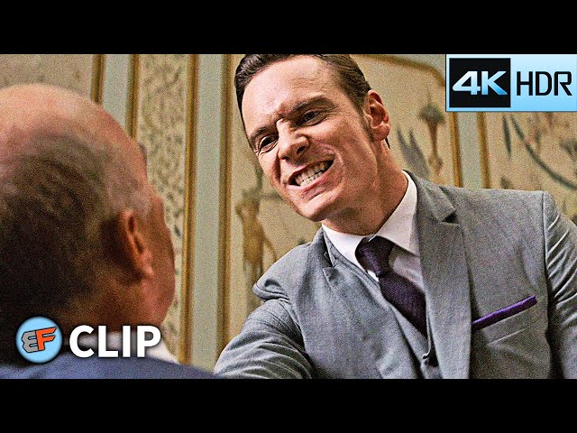 Magneto Pulls Tooth - Bank Scene | X-Men First Class (2011) 4K HDR Movie Clip