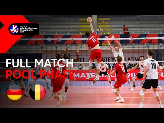 Full Match | Germany vs. Belgium | CEV U18 Volleyball European Championship 2026 | Men