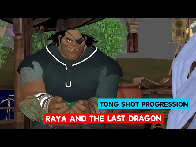 Raya and the Last Dragon | Tong Shot Progression | Hyrum Osmond |@3DAnimationInternships