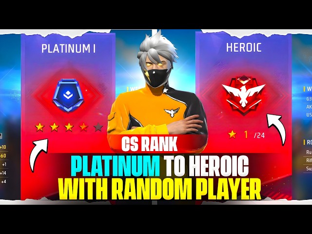 Finally Heroic Done ✅ Season 37 | Cs Rank Gameplay With Random Players ☠️ #oshangaming