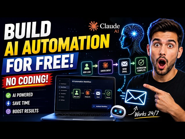 How to Build AI Automation for FREE | No Coding AI Automation Tutorial 2026