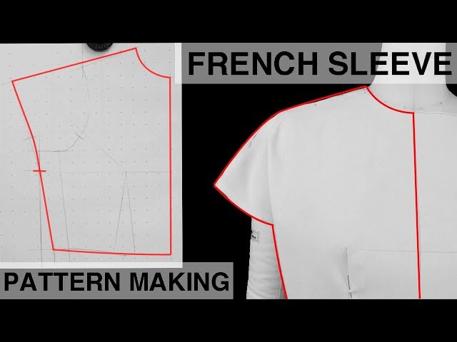 PATTERN MAKING | FRENCH SLEEVE | HOW TO DRAFT STEP BY STEP