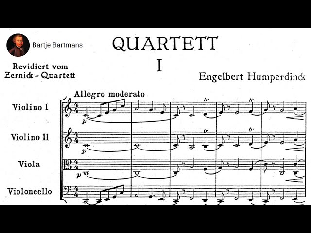Engelbert Humperdinck - String Quartet, Op. 164 (1920)