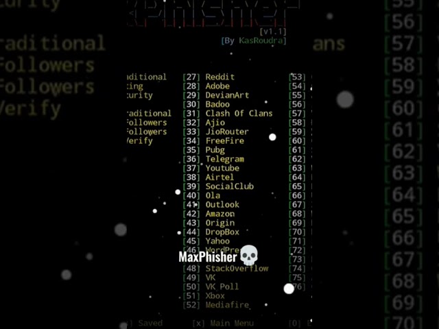 maxphisher 🥵 in termux hacking tool 100+ #ethicalhacking #termux #hacking
