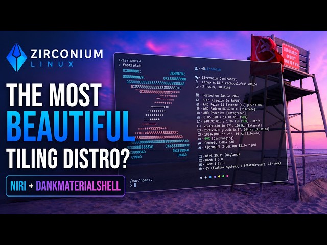 Zirconium Linux Review 2026: The Most Beautiful Tiling Distro Yet?