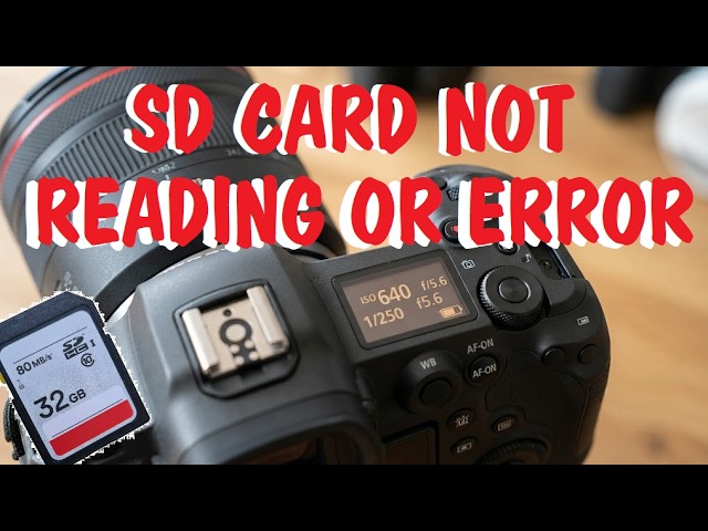 How to Fix SD Memory Card Problems on ANY Canon Digital Camera (Wont Read Error Message Flashing)