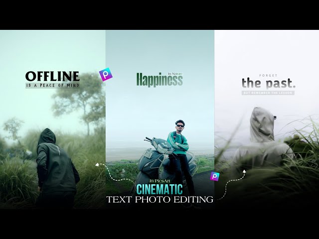 Instagram Cinematic Text Editing in PicsArt 🔥 | Trending Text Editing Tutorial