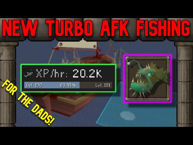 NEW FISHING META - AFK ANGLERS - OSRS
