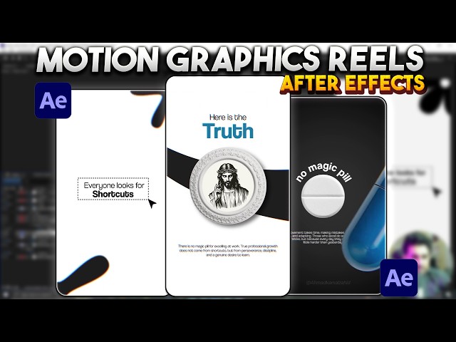 Make Modern Minimal Motion Graphics in After Effects | Full Reel Tutorial