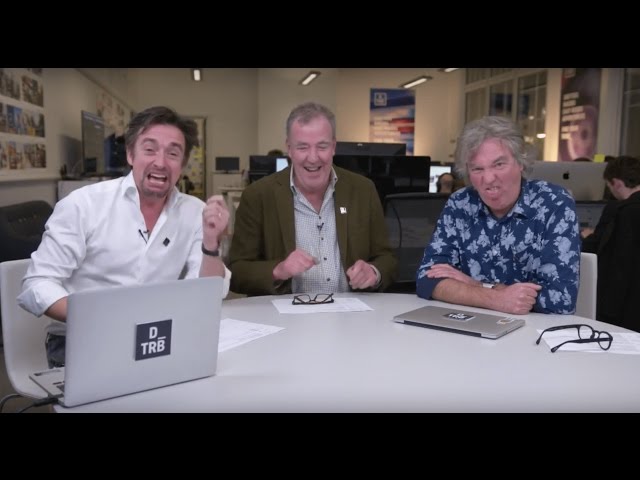 Jeremy Clarkson, Richard Hammond and James May launch DRIVETRIBE, live!