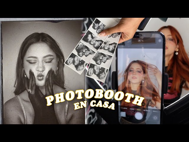 Photobooth at home with your cell phone