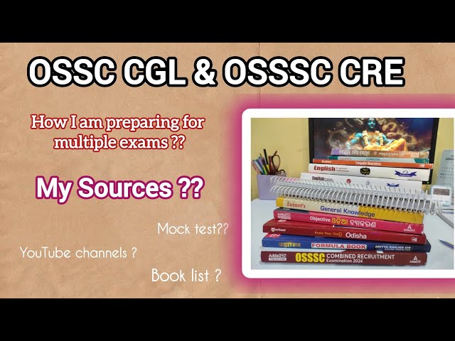 Which sources I am following for OSSC CGL And OSSSC CRE ? | #ossc #cgl #osssc #upsc #ssc 