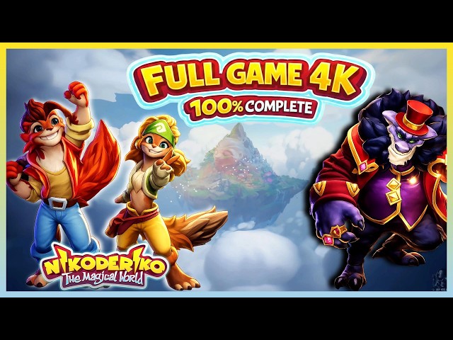 Nikoderiko: The Magical World - Full Game 4K (100% Complete) [NO COMMENTARY]