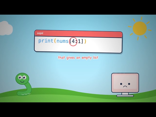 Python for Kids #056 — A Piece Of A List | Two numbers take a piece
