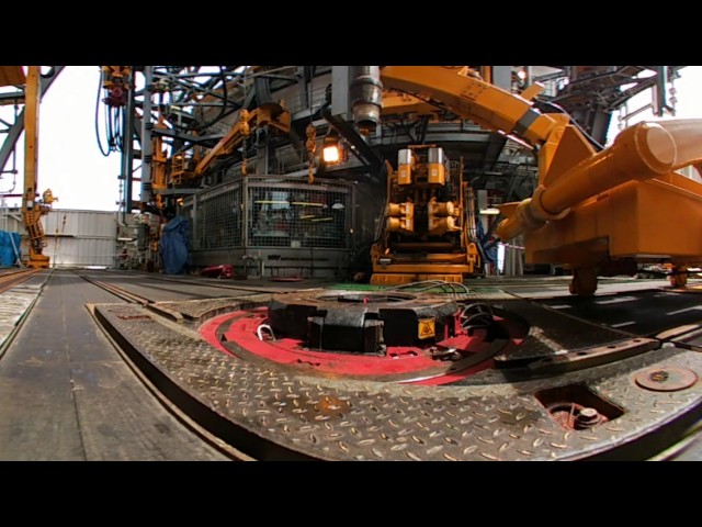 West Aquila Drillship Multi Machine Control Automatic Stand Breaking (360 View)