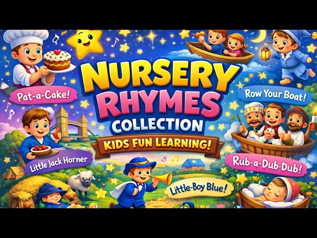 Nursery Rhymes for Kids | Fun Learning & Sing Along | Toddlers Songs Collection 🌟