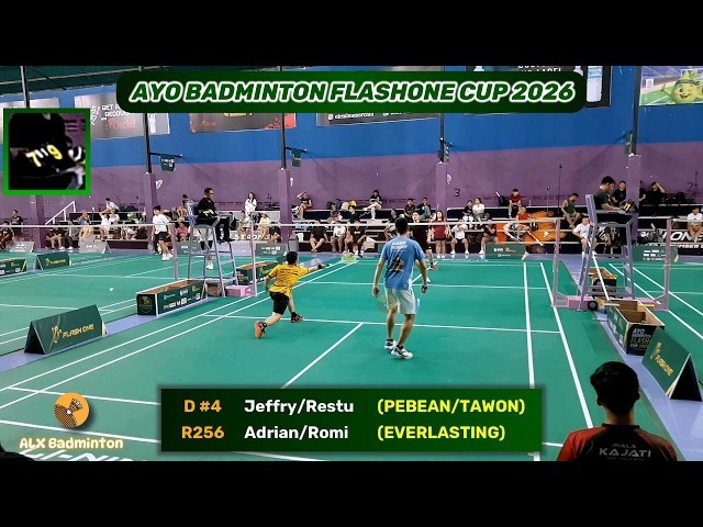 AYO FLASHONE ~ Class D : Jeffry J + Restuman (PEBEAN/TAWON) vs Adrian N + Romi C (EVERLASTING) 2026