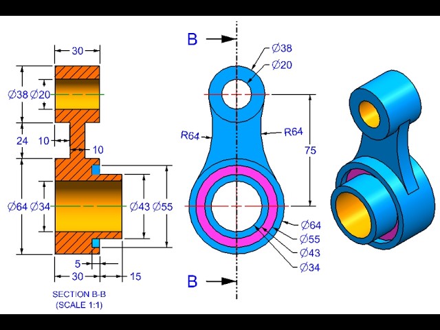 AutoCAD 3D Practice Tutorial | Step-by-Step Design for Beginners - 106 | Easy Method