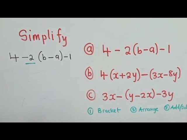 Algebra || Simplifying|| ||