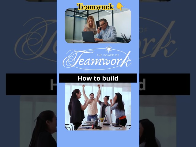 Teamwork  #selfimprovement #teamwork #youtubelearning